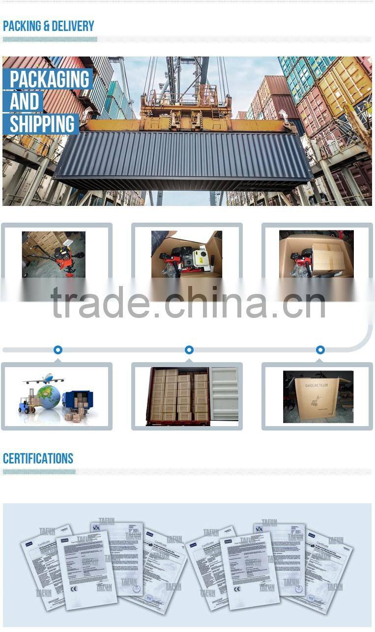 Popular 6.5HP cheap price gasoline mini power rotary tiller cultivator