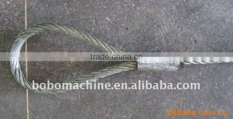 steel wire rope loop sling pressing machine