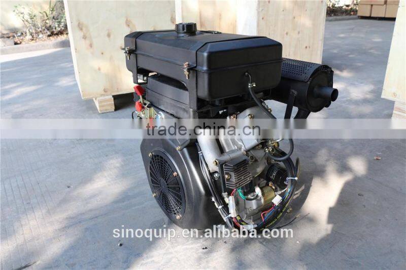 Air-cooled Horizontal Shaft 20Hp Diesel Engine