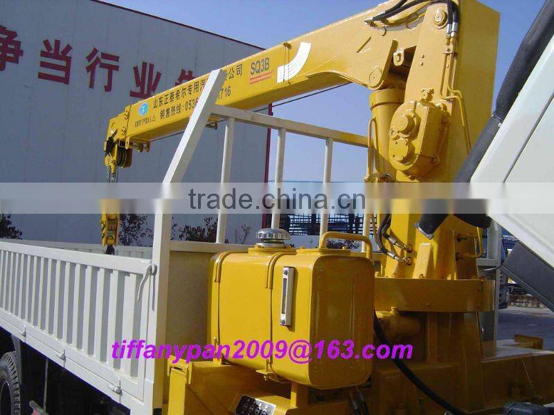 truck with loading crane