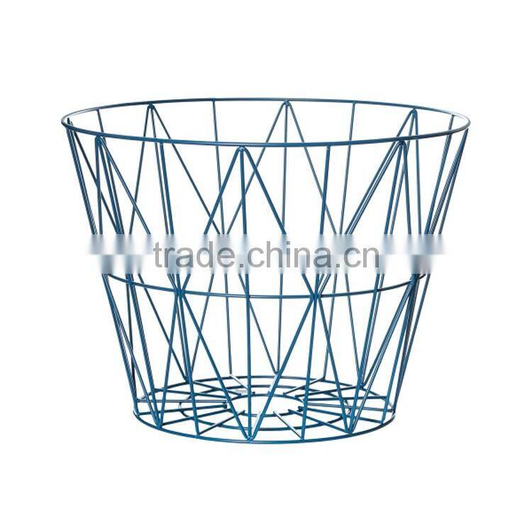 2016 new product wholesale painted finished home goods wire storage basket