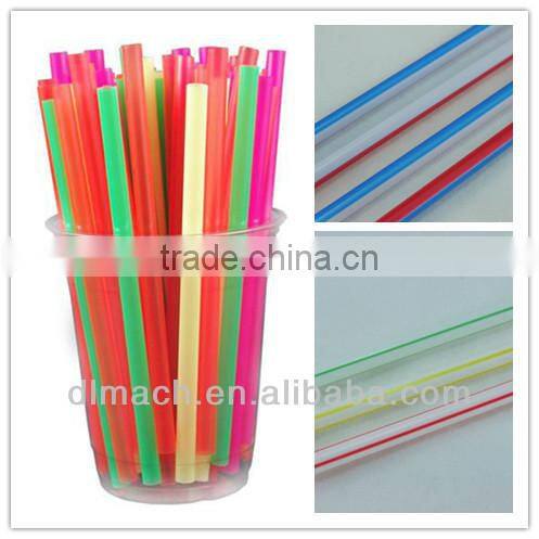 High Speed PP Material Colorful Straight Plastic Straw Making Machine