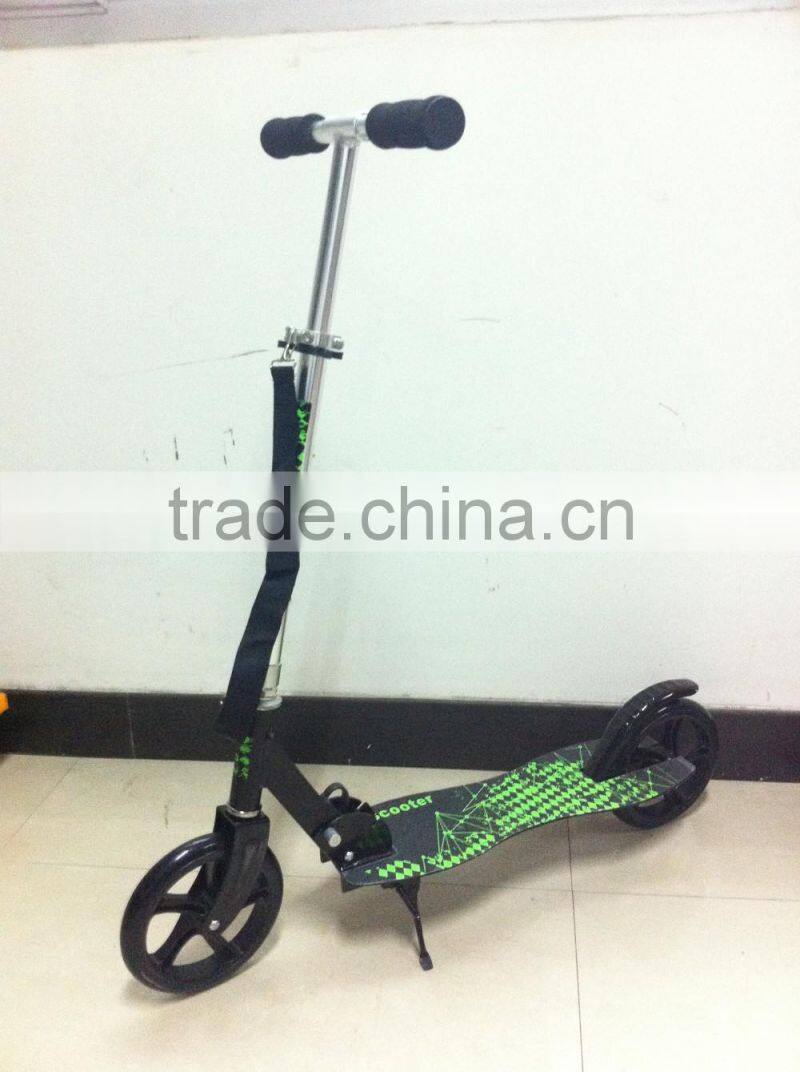 Big wheel foot pedal two footed kick scooter