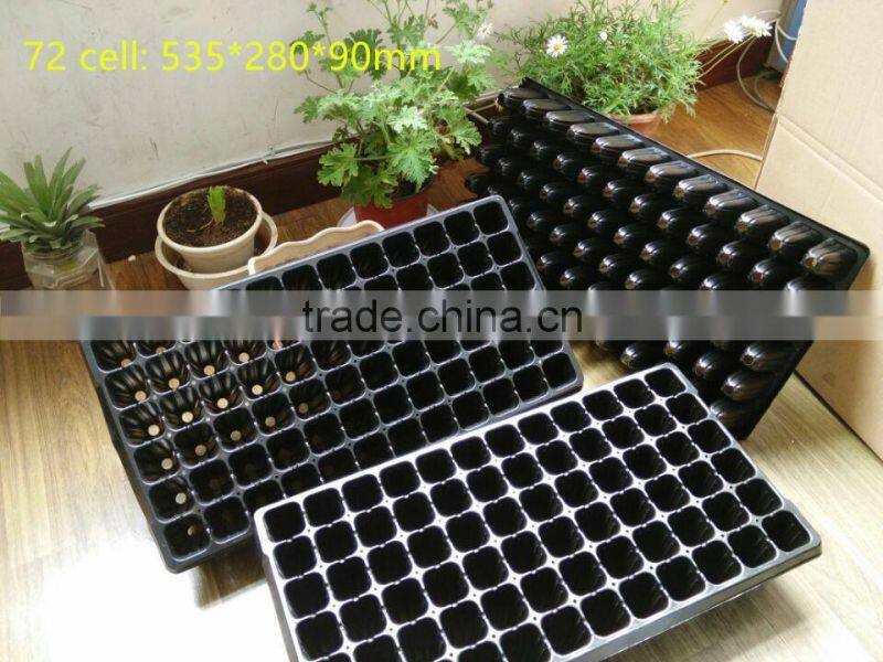 deep root seed starting trays, deep cells forestry seedling trays, stock MOQ 1000pcs