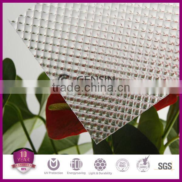 3mm Transparent LED Light Diffuser / Prismatic Polycarbonate Sheet