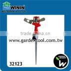One-Way Metal Garden Spike With Full Circle Sprinkler