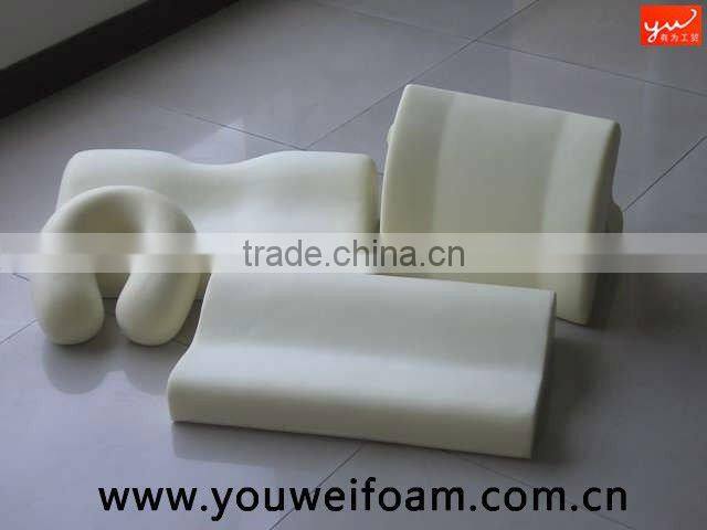Backand Neck memory foam pillow for use in car