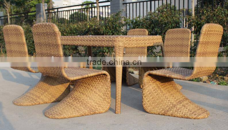 Synthetic Rattan Wicker Furniture Stylish Resturant Furniture