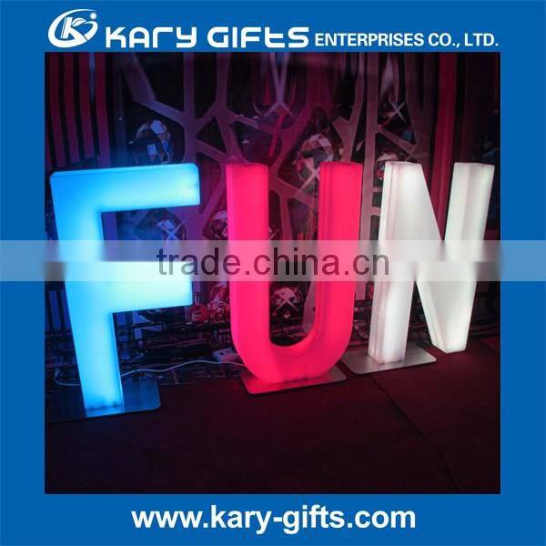 Remote Control Led number sign Digital numbers display with rechargeable batteries