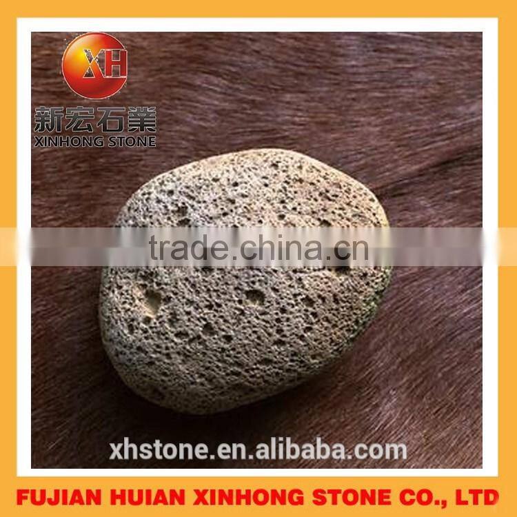 Popular unpolished natural river alveolar pebble stone