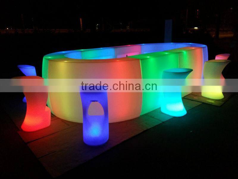 Led square flower pot/Fashionable rechargable led flower pot/Large led flower pot