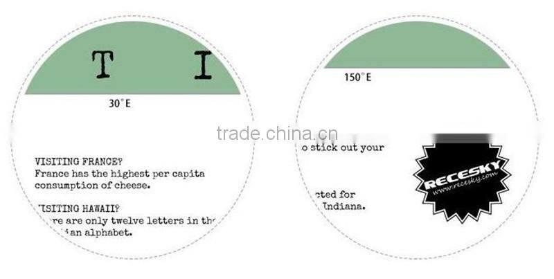 CT-483 Travel essential Explore Map world map Creative Stickers