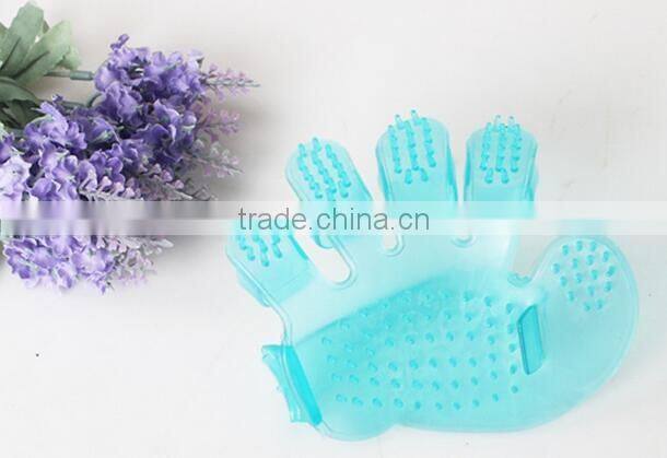 CY109 Wholesale Dog Bath Gloves Pet Massage Brush Pet Grooming Brush