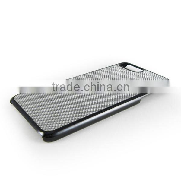 2017 New Hot Selling 4 Colors Available Carbon Fiber Plate Pattern PC Case for iPhone 7