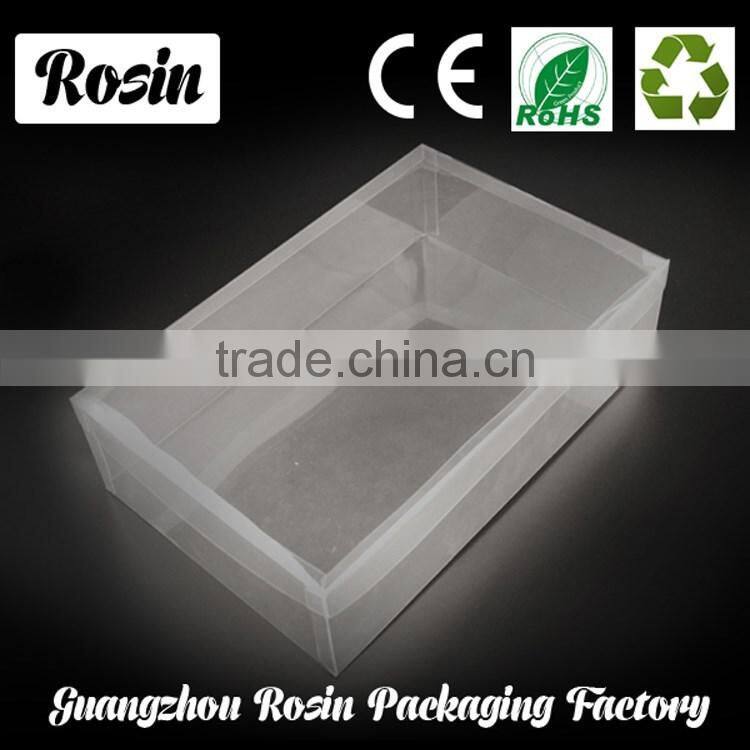 plastic clear custom gift boxes wholesale/gift packaging/square plastic box