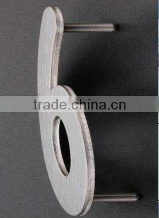2D stainless steel House number sign in 200mm