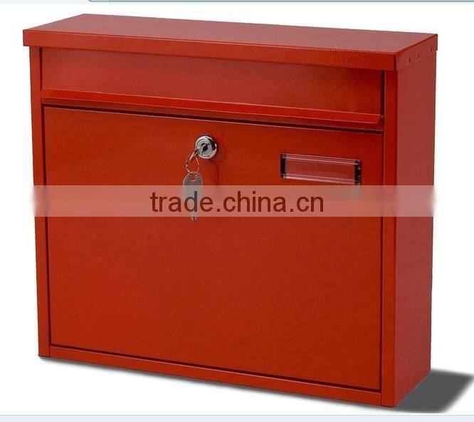 galvanized metal mailbox