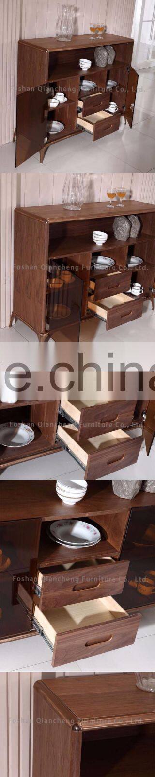 Modern MDF Board Wood Drawers Kitchen Cabinet