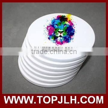 blank porcelain coaster for dye sublimation for porcelain cup coaster