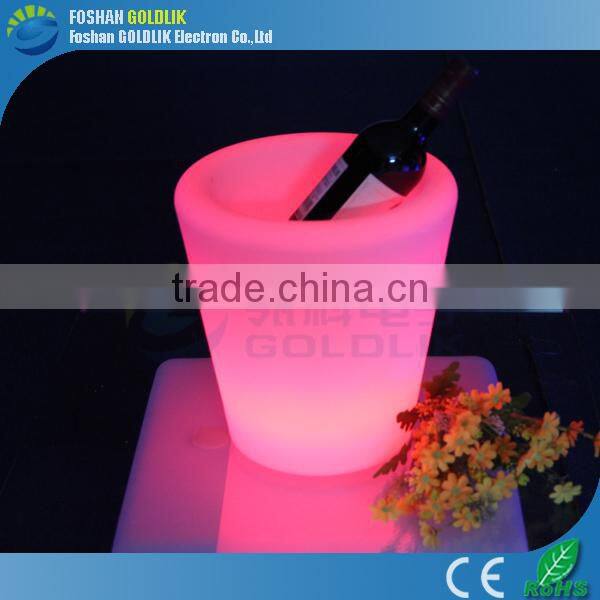 China Manufactuer hot sale Wine Promotion LED Illuminated Ice Bucket
