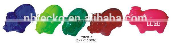 Logo printed digital plastic coin bank with sum memory IC