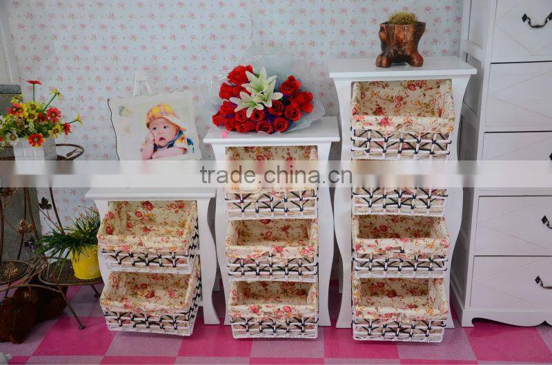 white customized wooden cabinet