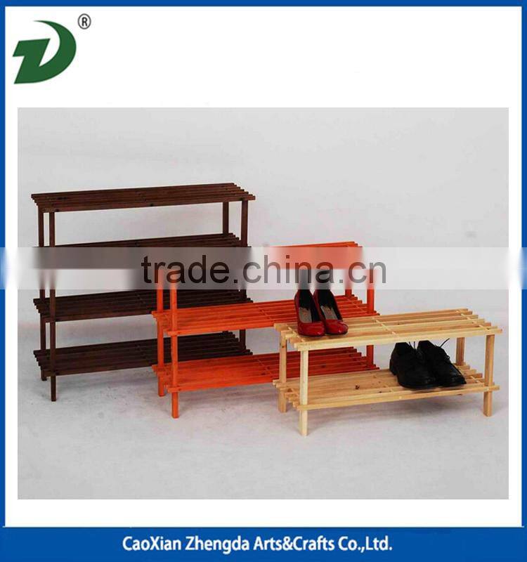 High Class Walnut Wood Shoe Rack