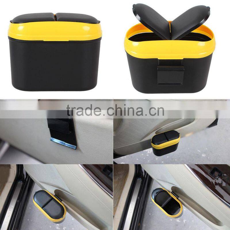 Car Trash Mini Cup Box Can Car Garbage Bin Dust Rubbish Box Car Car Trash Garbage Can Wastebin A0270