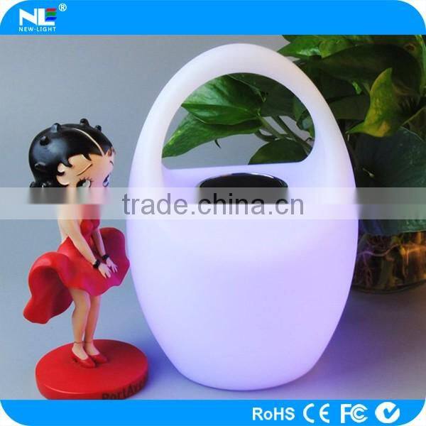 Newlight smart LED pastic lighting bluetooth speaker / disco light LED phone control speaker