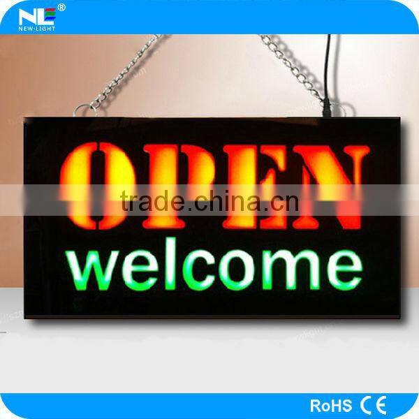 High brightness advertising LED resin sign open and close LED signs LED resin sign for shop bar hotel