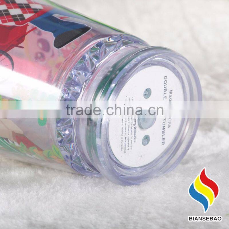 led flashing plastic cup