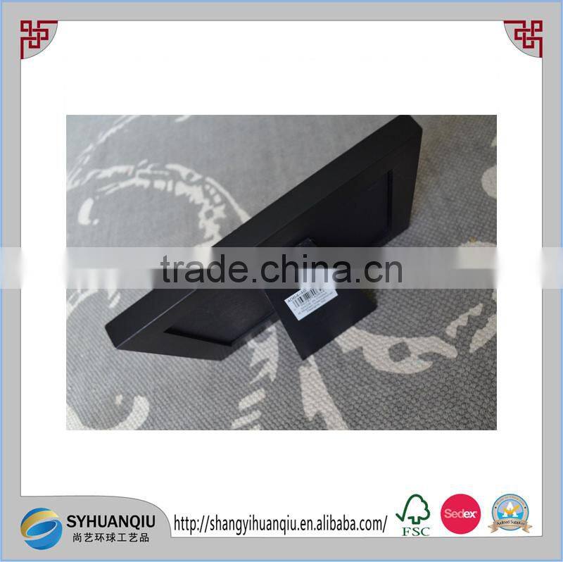 Rustic wooden photo frame with glass and back stands 8'x10'