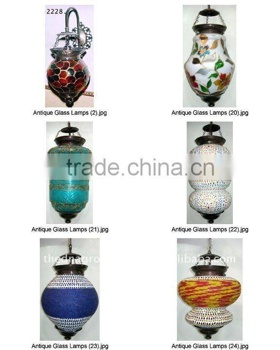 Wall Decoration Hanging Glass Lamp-A