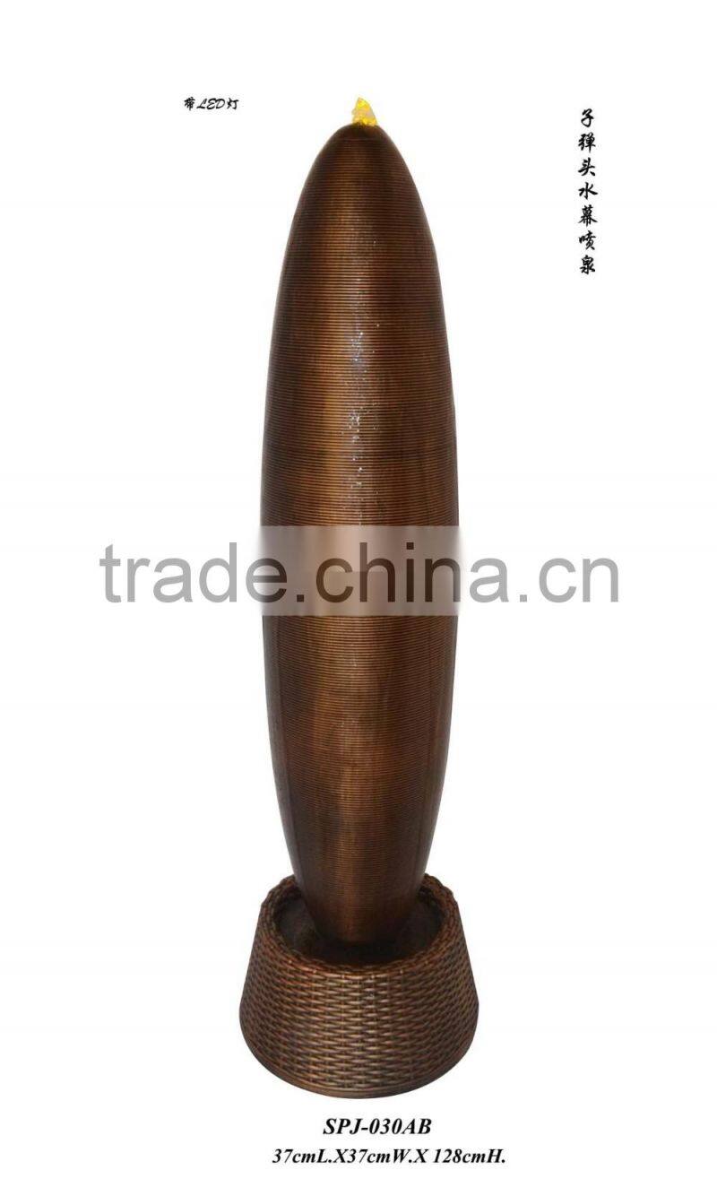 high quality wholesale led home decorations water fountain frp material