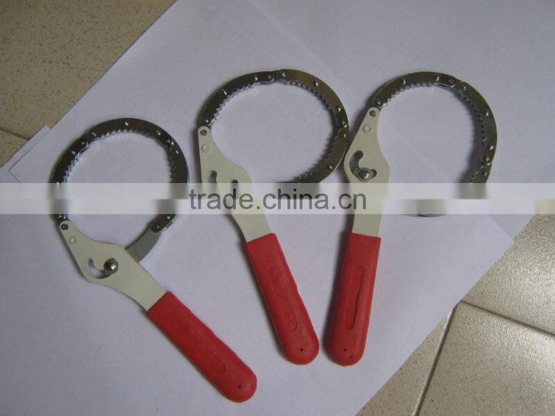 Adjustable Chain type Oil Filter Wrench Hand tool Cartridge wrench