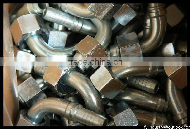 Low price JIC Female Male Carbon steel fitting hose fitting hydraulic adapter