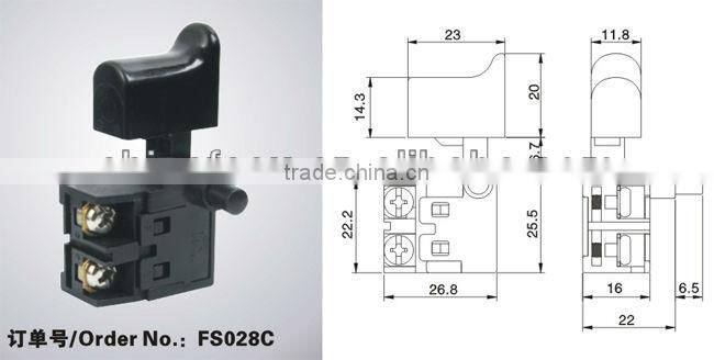 FS027C 110mm marble cutter 4100nh 6A pressure switch