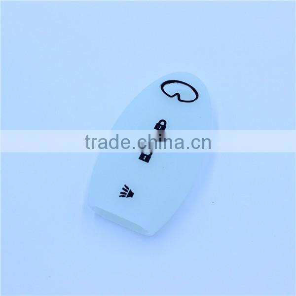 Silicone rubber key shells, fob key bag for infiniti 3 button keys