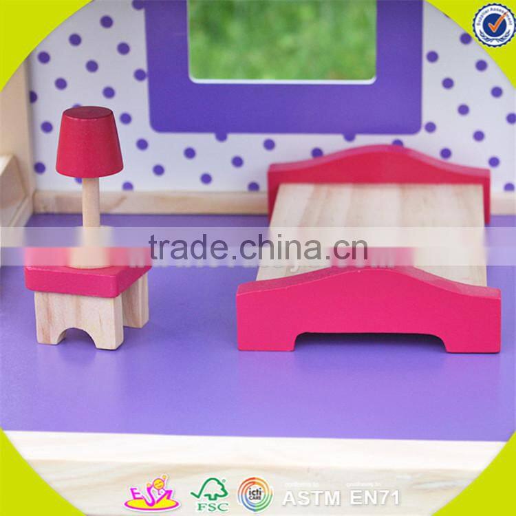 wholesale beautiful dollhouse sets toy lovely baby wooden dollhouse sets toy popular wooden dollhouse sets toy W06A098