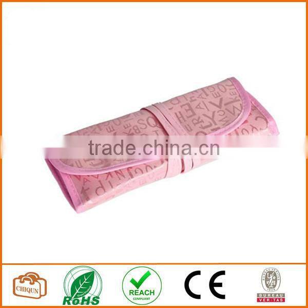 Professional Cosmetic Makeup Brush Set With Pink Letter Print Bag