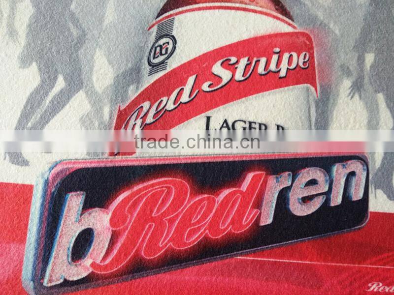 Good Quality Water absorption beer bar runner custom rubber bar mat