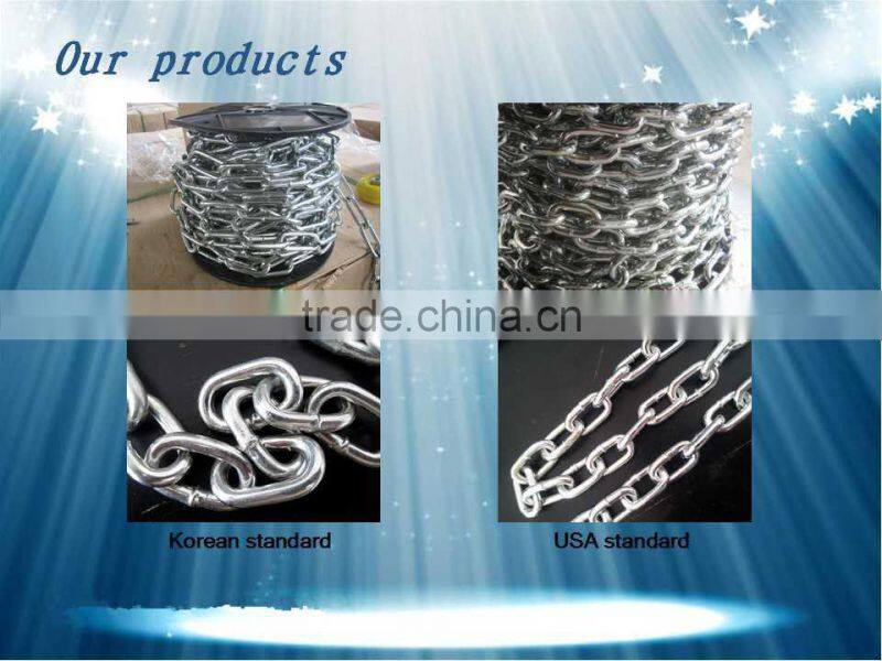 Galvanized Chain direct for sales factory