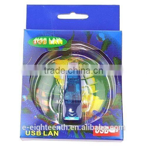 2016 new arrival Ethernet External USB to Lan RJ45 Network Card Adapter 10/100 Mbps for Laptop PC