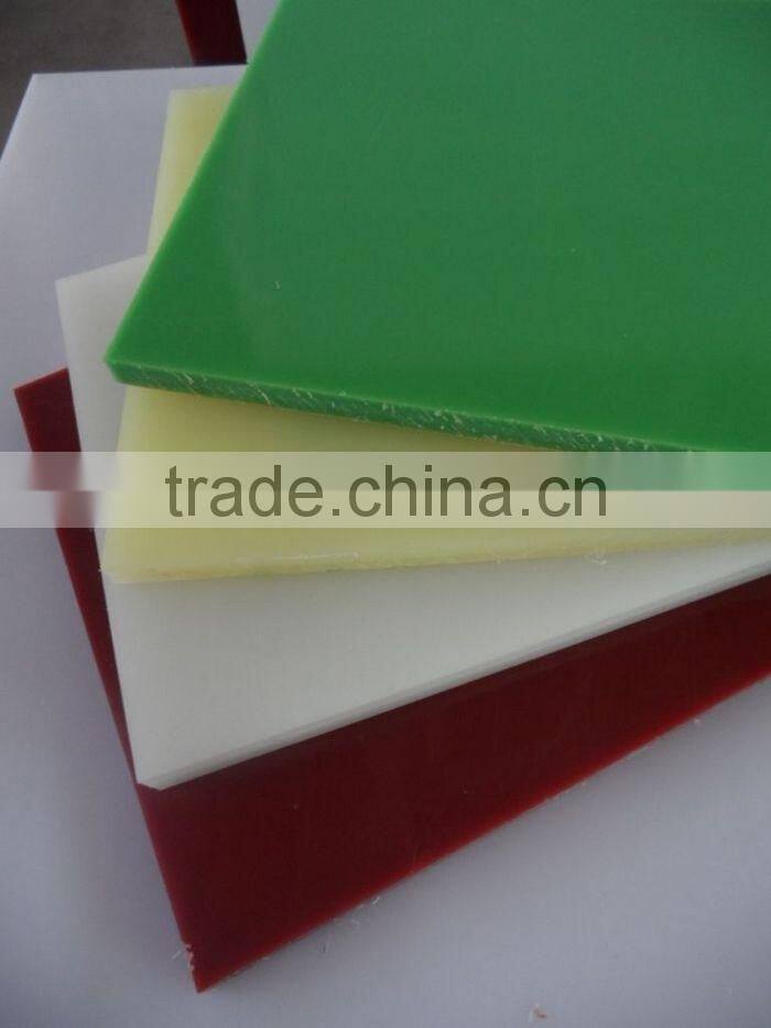 white hard plastic solid pp sheet