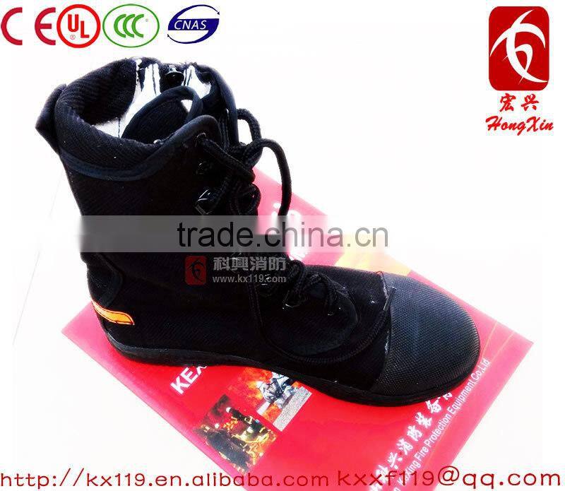 Factory direct sale Rubber material cheap lightweight Fire Rubber Boots for fire man