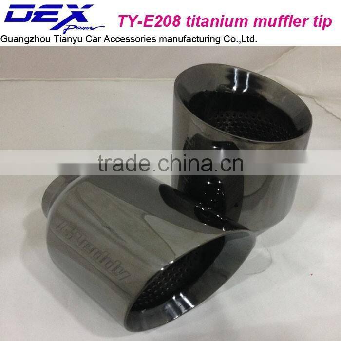 car titanium exhaust tips