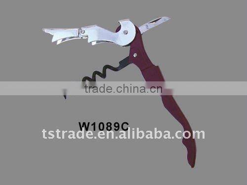 2014 Stainless Steel Multi function Keychain wine bottle opener W1089