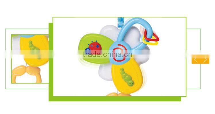 New product cartoon hand bell musical rattle toys for baby