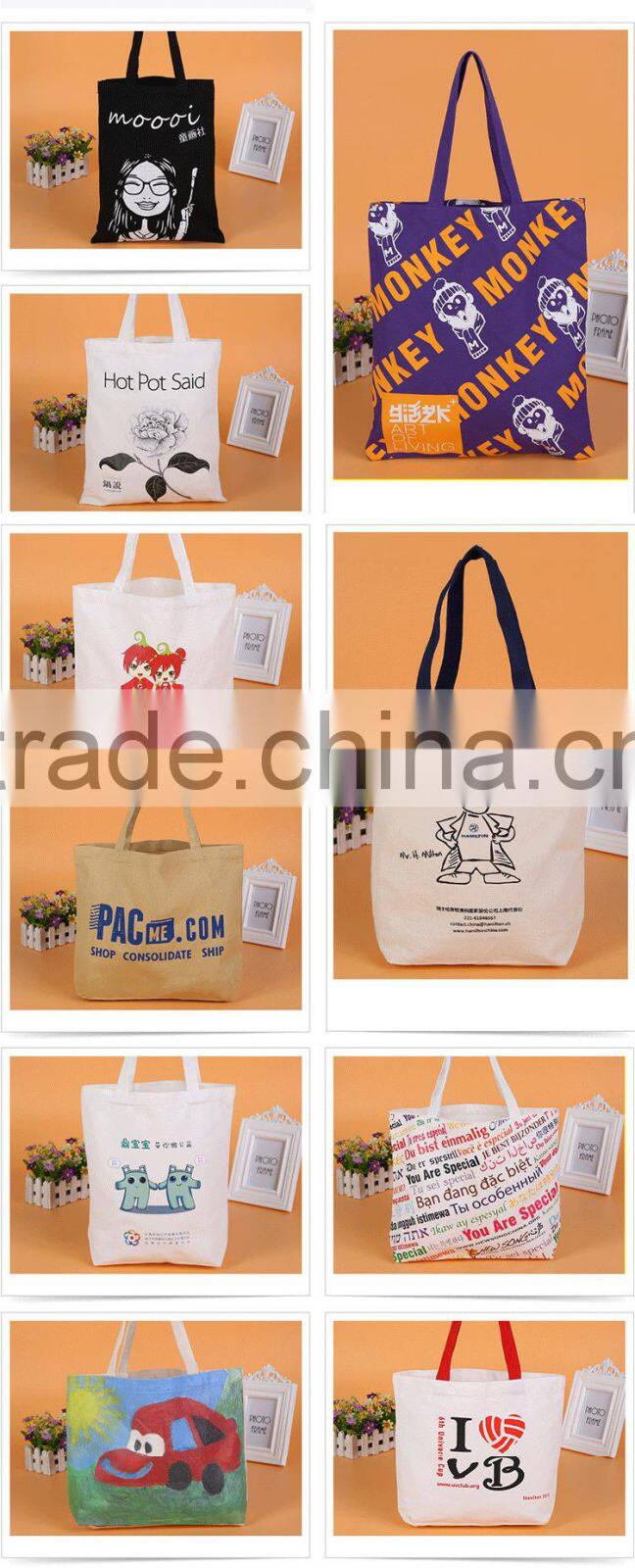 Customized canvas tote bag,cotton canvas bag,handmade cotton bags