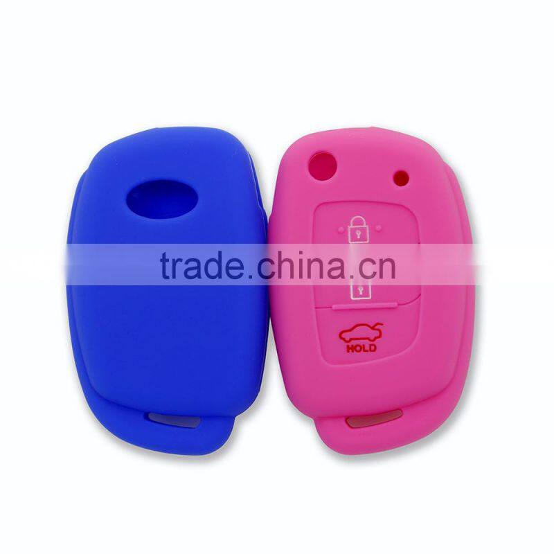 Hot-sale product car remote key shell smart remote key silicon cover for Hyundai